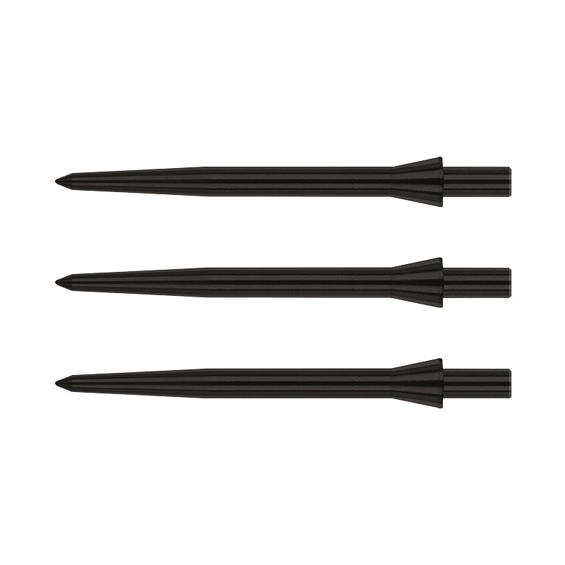 Red Dragon Specialist Dart Points - Black Raptor GT Plain Points 35mm