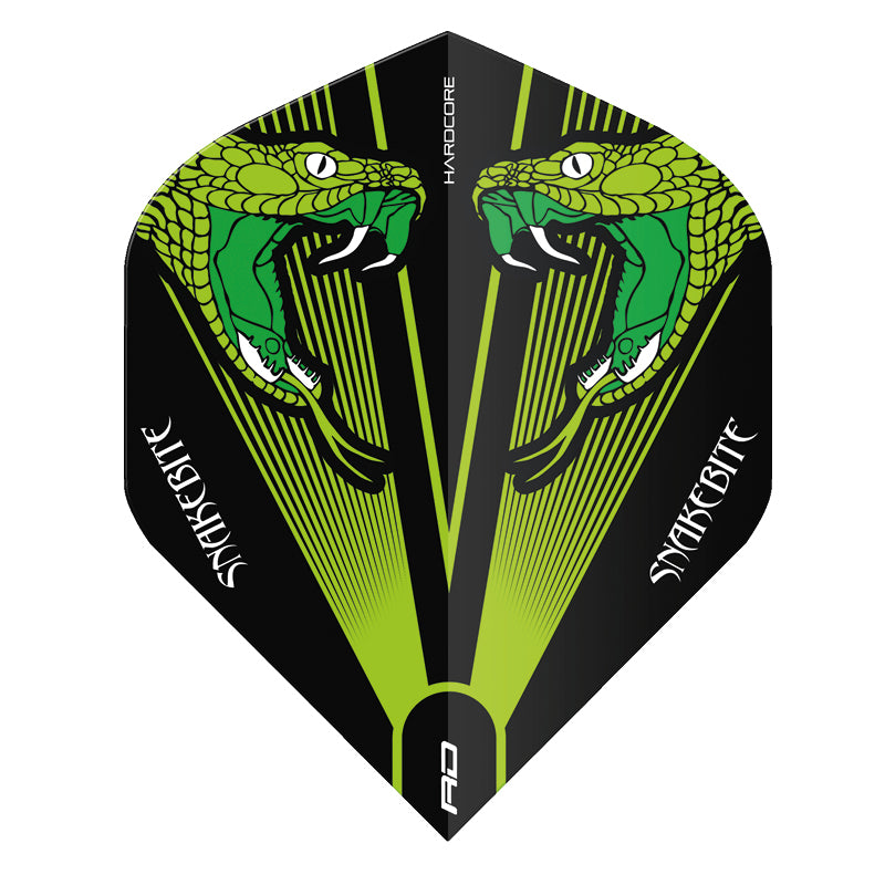 Peter Wright Snakebite Hardcore Flight Collection Card 1