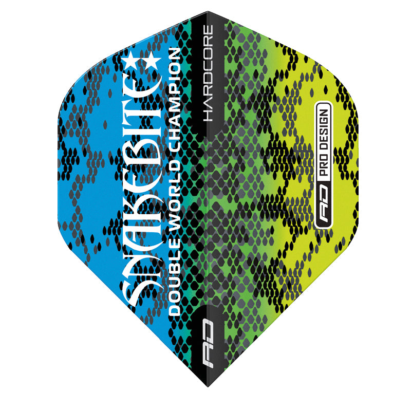 Peter Wright Snakebite Hardcore Flight Collection Card 1