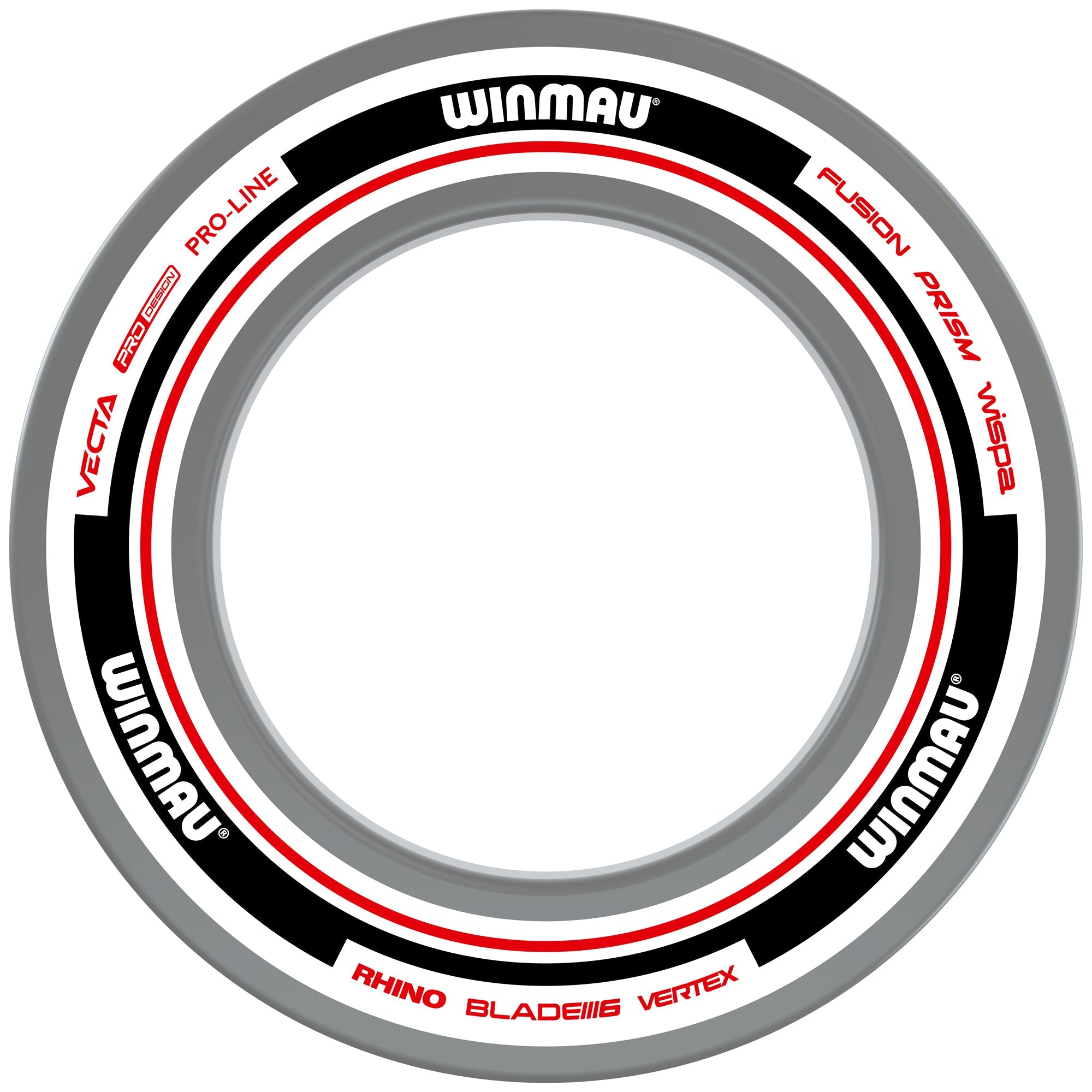 Advance White and Red Dartboard Surround