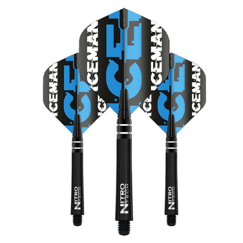 Flight & Shaft Combo - Iceman Blue