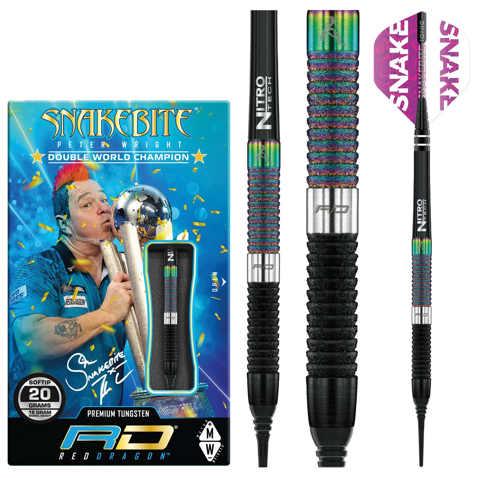 Peter Wright World Champion Diamond Fusion SE Soft Tip