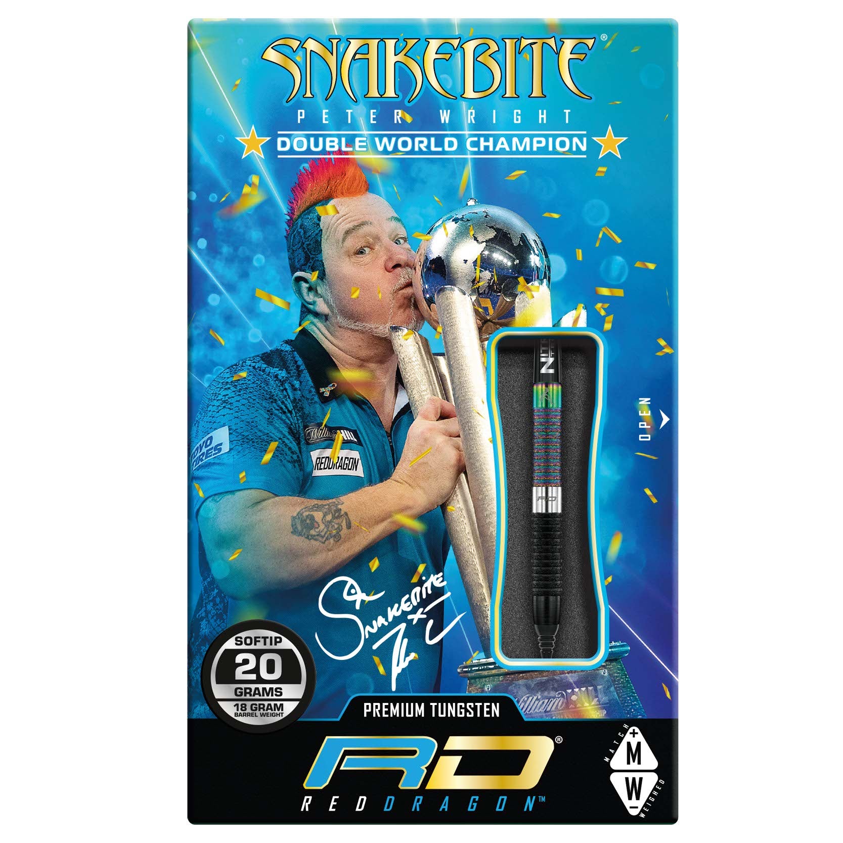 Peter Wright World Champion Diamond Fusion SE Soft Tip