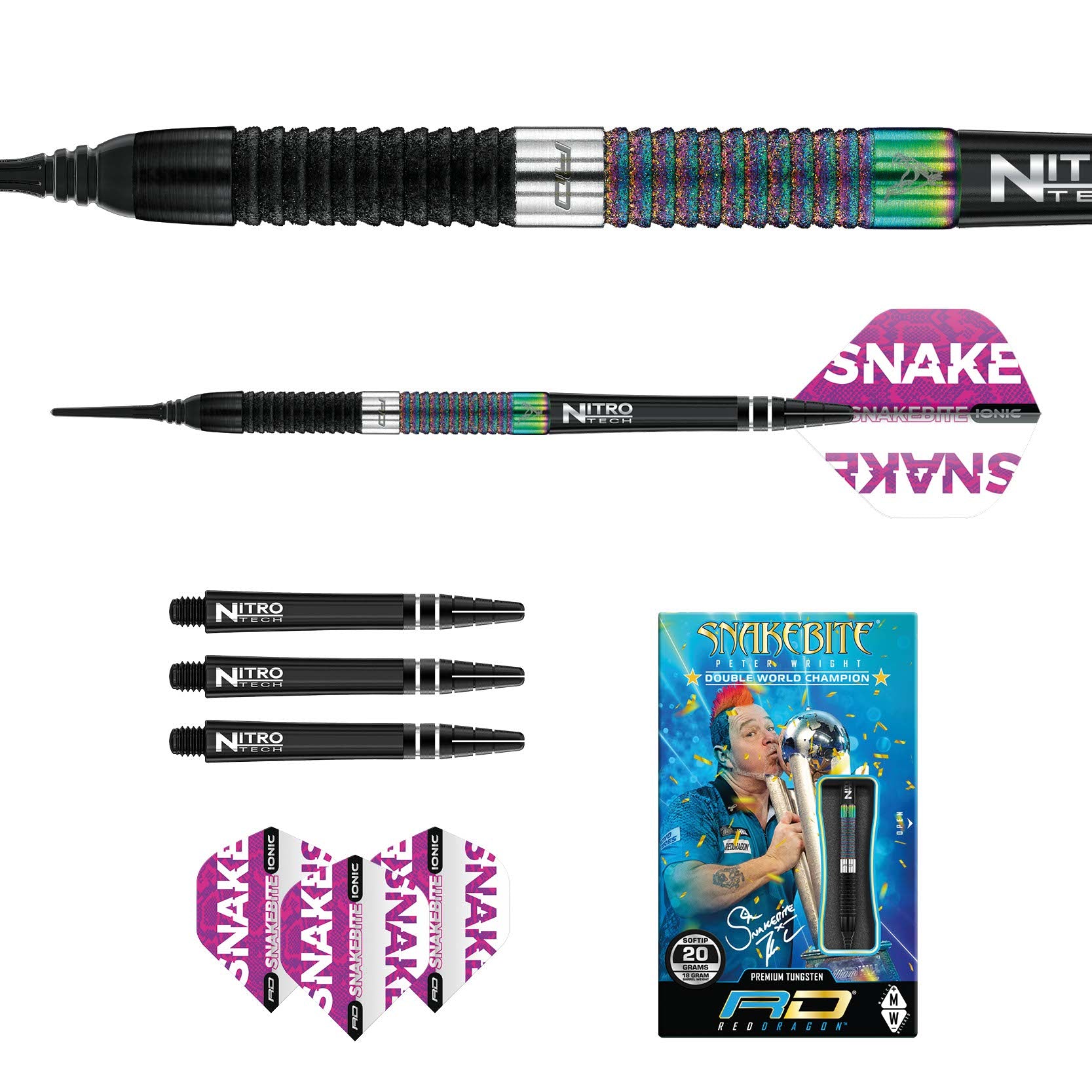 Peter Wright World Champion Diamond Fusion SE Soft Tip