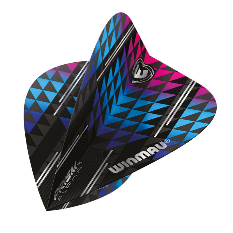 Black, Blue & Purple Prism Alpha Kite