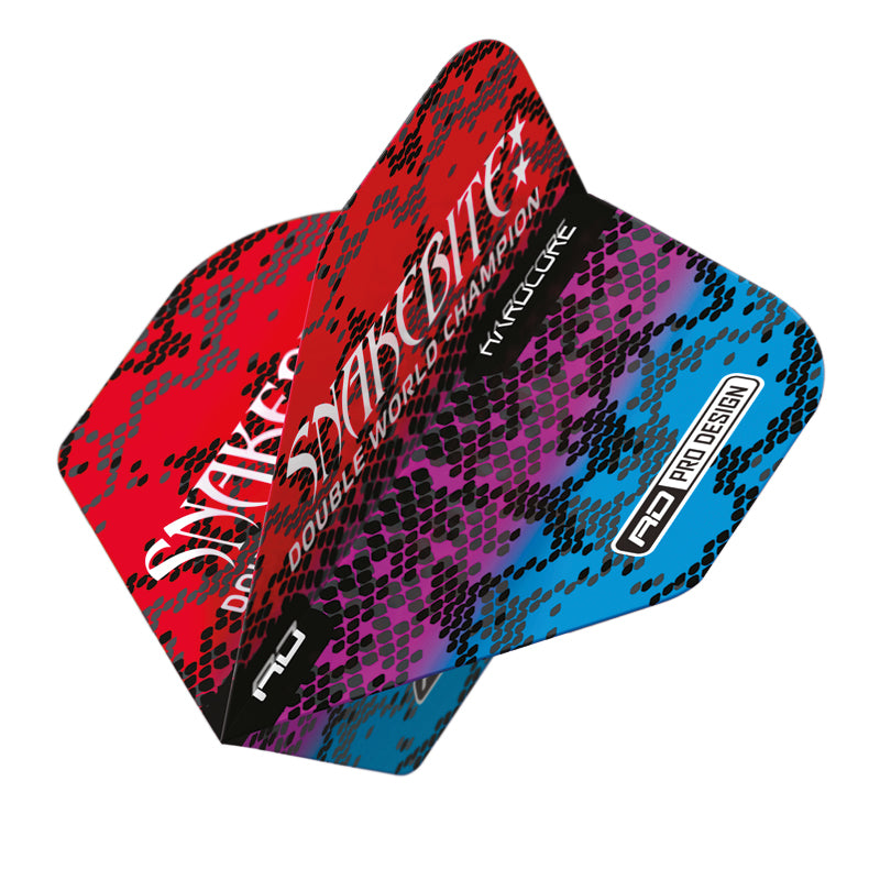 Peter Wright Snakebite Multi Snakeskin Red Hardcore Standard