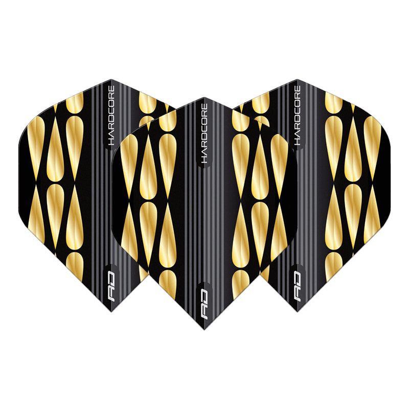 Gold & Black Teardrop Hardcore Premium Standard