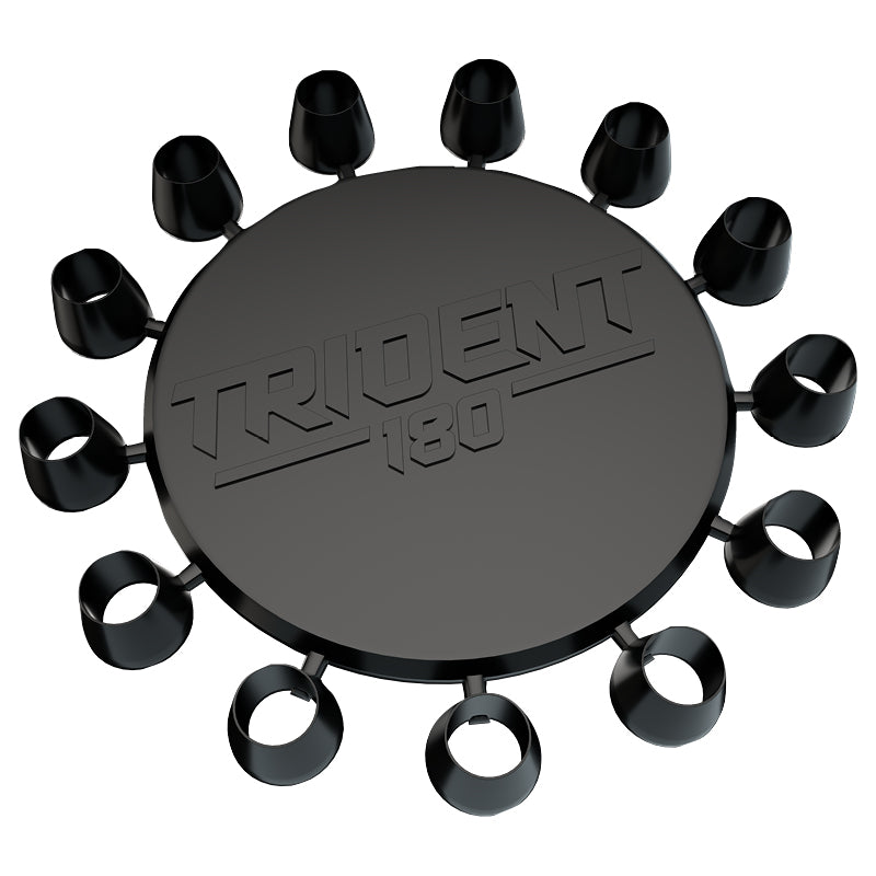 Red Dragon Trident 180 - Dart Point Cones Black