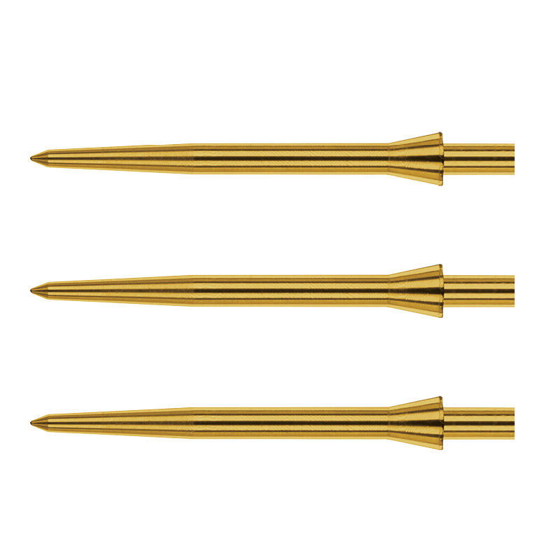 Red Dragon Specialist Dart Points - Gold Effect Raptor GT Plain Points 35mm